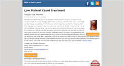 Desktop Screenshot of clicktocurecancer.info